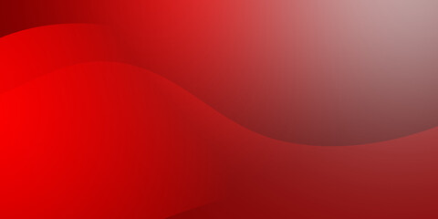 Abstract illustration background of curved waves in a red gradient.