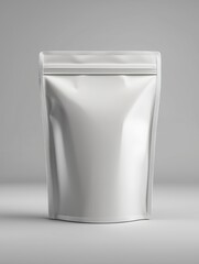 White stand up pouch doypack mockup
