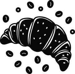 Abstract geometric pattern featuring contrasting colors and dynamic shapes transparent background