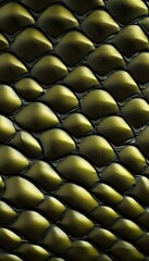 Fototapeta premium Golden snake scales close-up texture