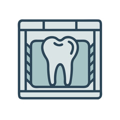 Dental X-ray Image: Single Tooth for Health and Care