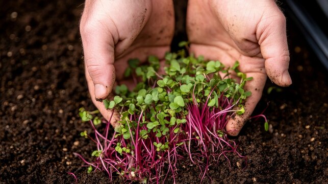 Healthy seedlings and vibrant green plants in rich soil showcase organic gardening sustainable farming and lush landscape development for eco-conscious growers