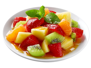  Fruit Salad with Honey 