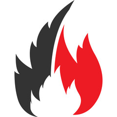 Dynamic Fire Flame Icon