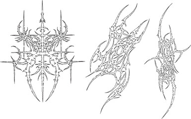 cybersigilism tattoo design