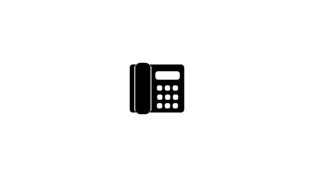 Retro flip phone icon silhouette on black background minimalist design - Powered by Adobe
