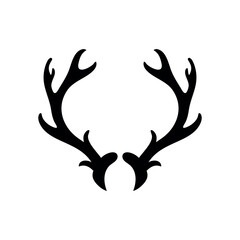 Obraz premium Deer antlers designed with elegant ornamental and decorative elements Vector illustration