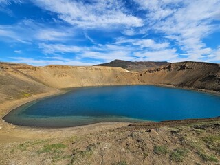 Kerið Kerid Krater See Island