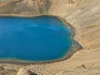 Kerið Kerid Krater See Island