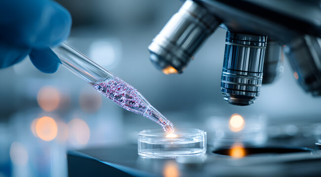 test tubes in laboratory - Powered by Adobe