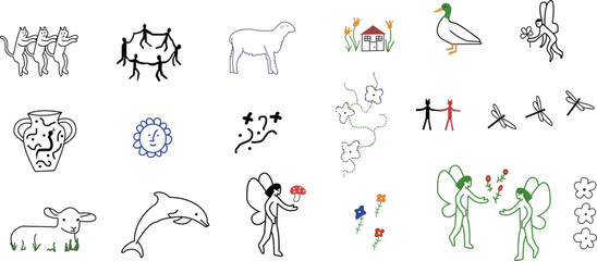 people,action,icons modern flat icon illustration for human activity set design vector graphic for social media