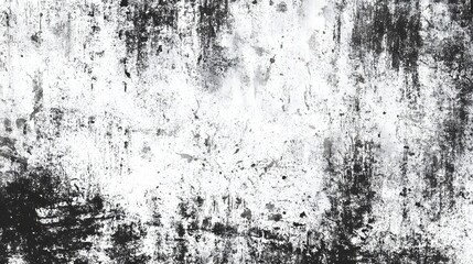 Obraz premium A textured abstract background featuring a mix of black and white tones, with a distressed and grunge appearance