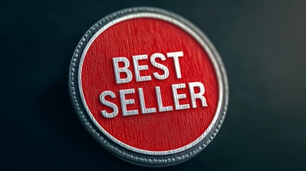 A vibrant red badge featuring the words "BEST SELLER," signifying a popular or top-selling product.