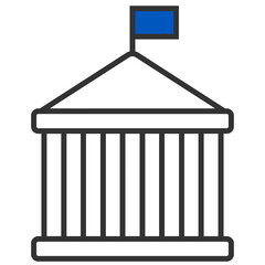 white government building icon