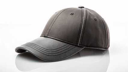 Fototapeta premium Dark Gray Baseball Cap – Stylish Adjustable Sports Hat for Men and Women
