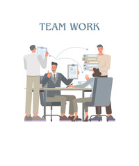 business people meeting in office team work 