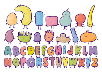 illustration petits personnages mignons