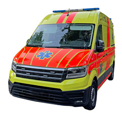 Ambulance vehicle.