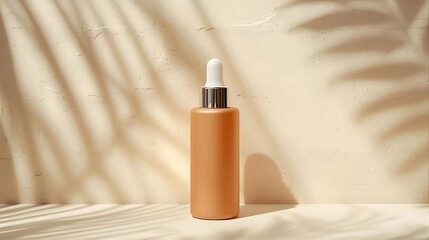 Skincare Serum Dropper in Natural Tropical Light