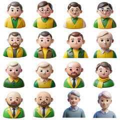 Diverse 3D Human Avatars Collection - Multigenerational & Multicultural Characters - Generative AI