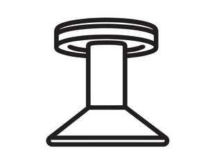 Advanced Fume Extractor Equipment Icon in Modern Vector Style