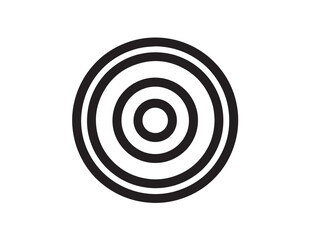 Clean Vector Line Art Grinding Wheel Icon Design