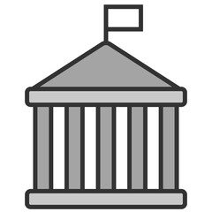 gray government building icon