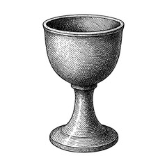 A communion cup with wine, symbolizing the blood of Jesus Christ shed on the cross for our sins