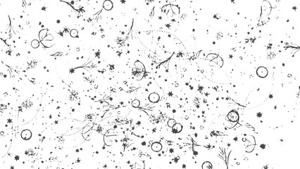 Vector scratch grunge texture background distressed overlay for vintage effect. Handcrafted grunge texture vector overlay illustration for retro design depth. 