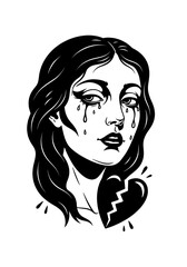 Black & Grey Tattoo Design 