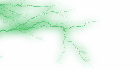 White, green Marble Texture Template Background. Abstract Watercolor Vector green and black cracked. Lightning Effect Overlay, Isolated Electric Thunderstorm Bolt Strikes on Dark Night Sky Background