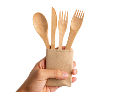 Bamboo, utensil, eco, friendly, hand Bamboo utensil set hand, eco friendly cutlery