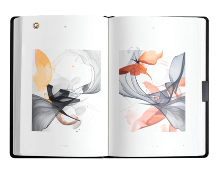 Elegant designer journal png creative designer journal png stylish designer journal p