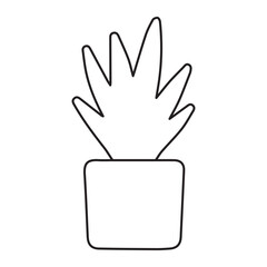 Potted plant doodle