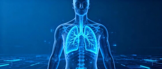 Human lungs and respiratory system