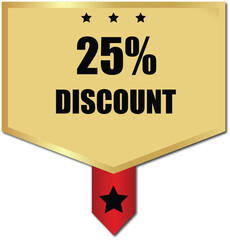 badge,discount,25 modern gradient vector illustration for promotional offer design vector graphic for e commerce