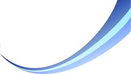 Abstract Blue Curved Lines award page element
