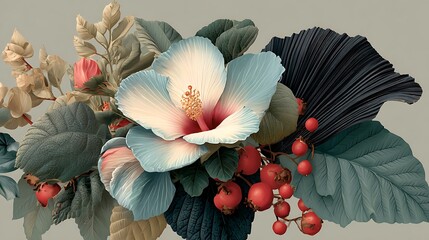 A cute cartoon rabbit with orange fur, smiling under a full moon and clouds at night.