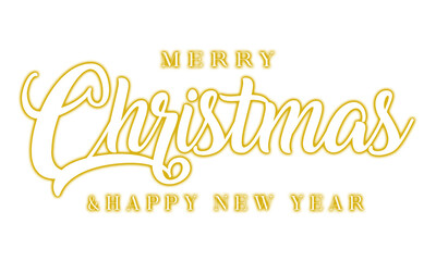 Elegant Christmas and Happy New Year Greeting