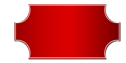 Elegant Red Frame with White Border on Black