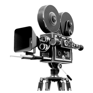 A cinema roll film retro halftone 