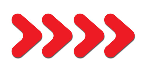 Red Arrows Pointing Right on Black Background Illustration