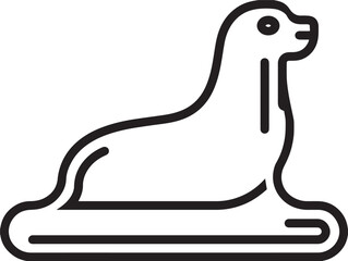 Functional Sealant Icon in Clear Professional Minimal Vector Illustration Artwork