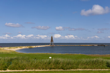 Die Kugelbake - Das Wahrzeichen Cuxhavens an der Grenze von Elbe und Nordsee