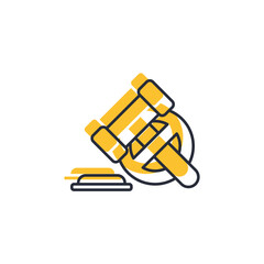 illegal icon. illegal Symbol sign for mobile concept and web design. Vector icon, Logo illustration, Vector graphics