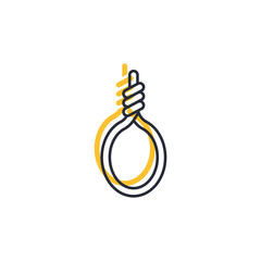 death penalty icon. death penalty Symbol sign for mobile concept and web design. Vector icon, Logo illustration, Vector graphics