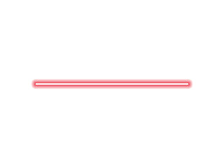 Glowing neon pink horizontal line isolated on white background, simple bright light effect design element for banner, header, divider, digital art, poster, and modern graphic decoration.