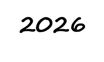 New Year 2026, a holiday illustration of love and a world design with tourist heart symbols