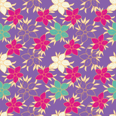 Fototapeta premium seamless floral pattern