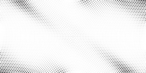 Halftone background vector, abstract backdrop design with two tone pattern and copy space for edit your content	